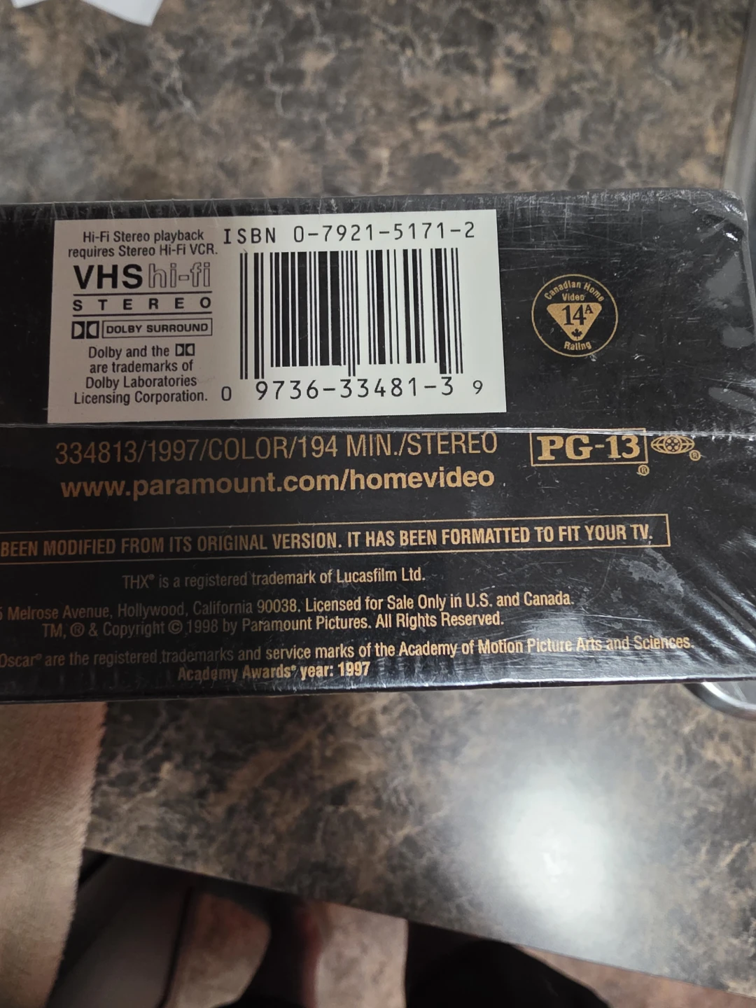Titanic VHS Cassette Set - Part One & Two - photo 3