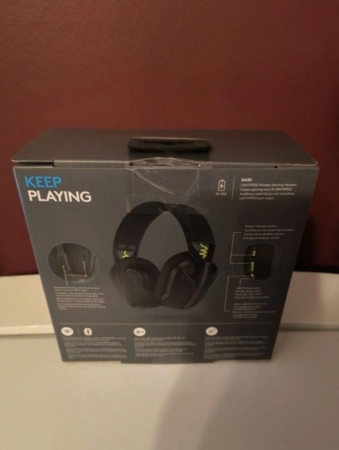 Logitech G435 LIGHTSPEED Wireless Gaming Headset - Black - photo 2