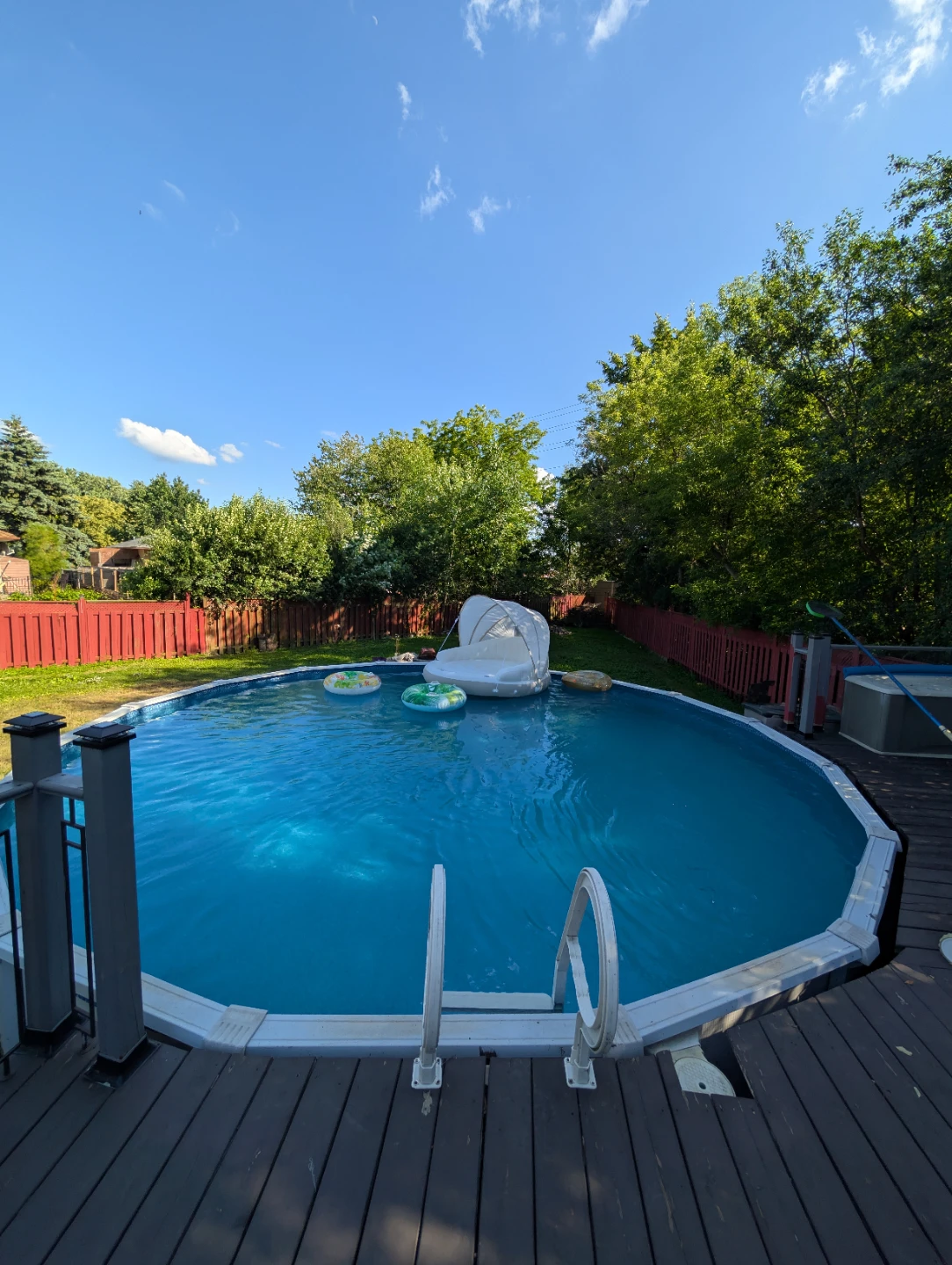 27 feet Above Ground Swimming Pool Pump and Filter System