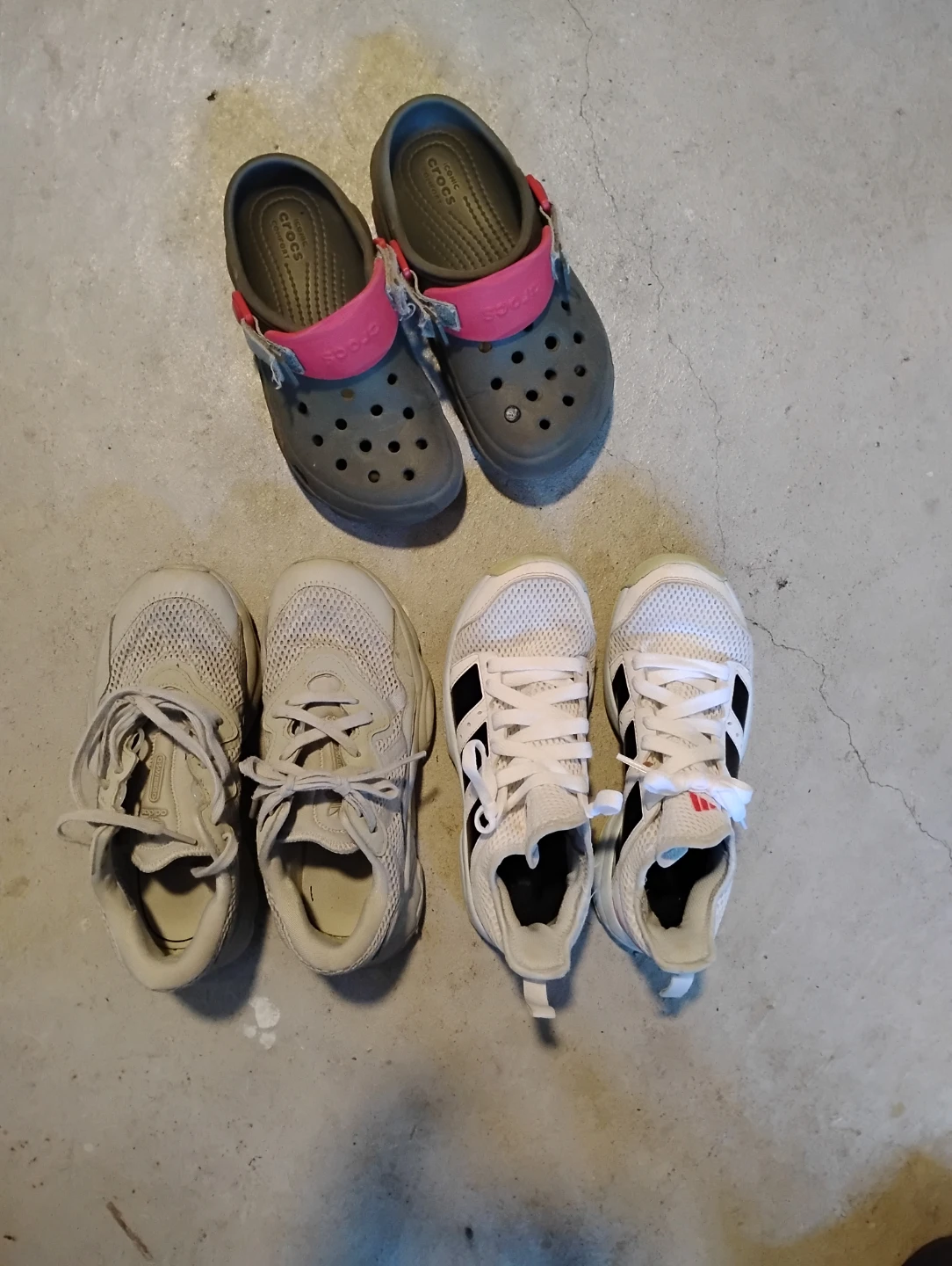 Adidas Kids Running Shoes & Crocs