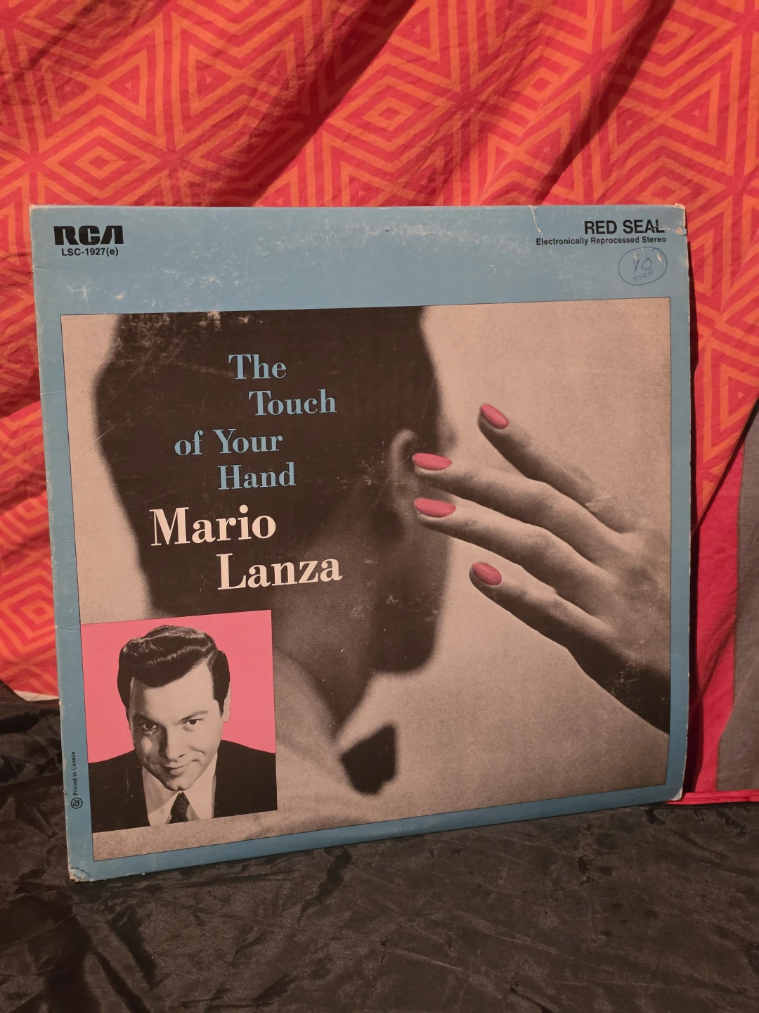 Mario Lanza The Touch of Your Hand Vinyl Record - photo 2