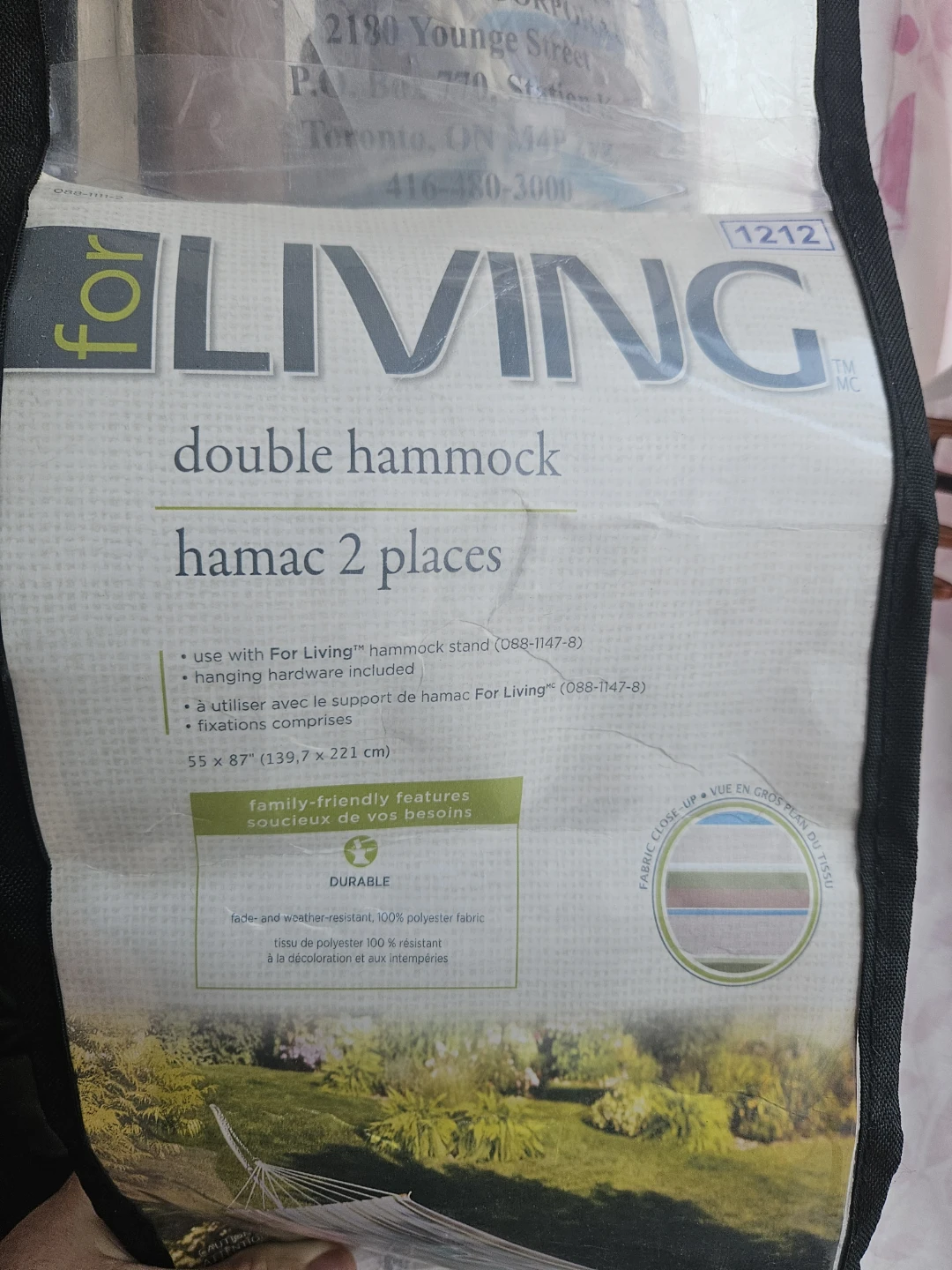 For Living Double Hammock - Striped - photo 2