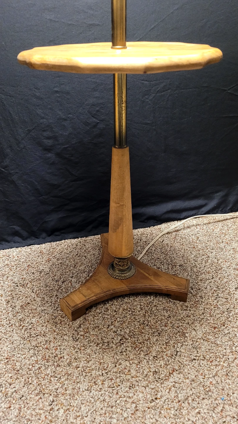 Vintage Floor Lamp w/ Table - photo 4