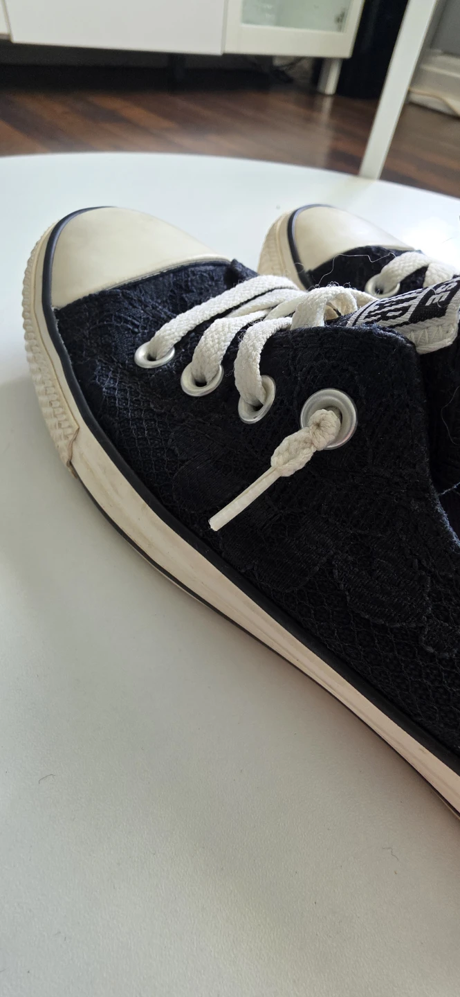 Womens Converse All Star Sneakers - Black