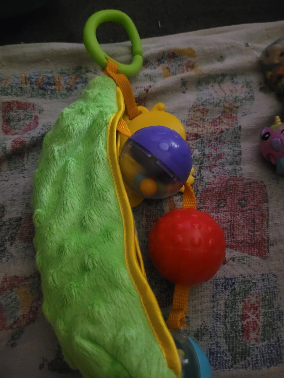 Fisher-Price Sensory Sweet Peas toy.