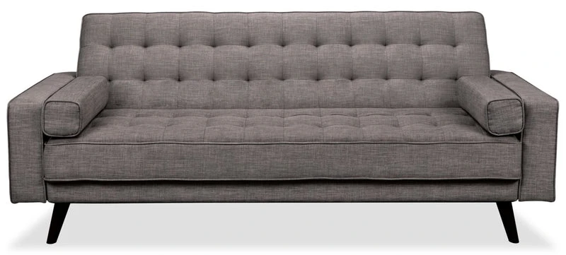 Grey Tufted Sofa Bed