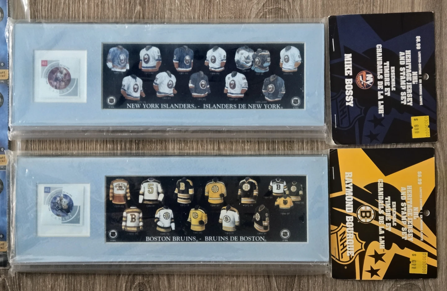 NHL Collectable Lot, Bobby Orr, Howe, Gretzky Stamp Cards - photo 3