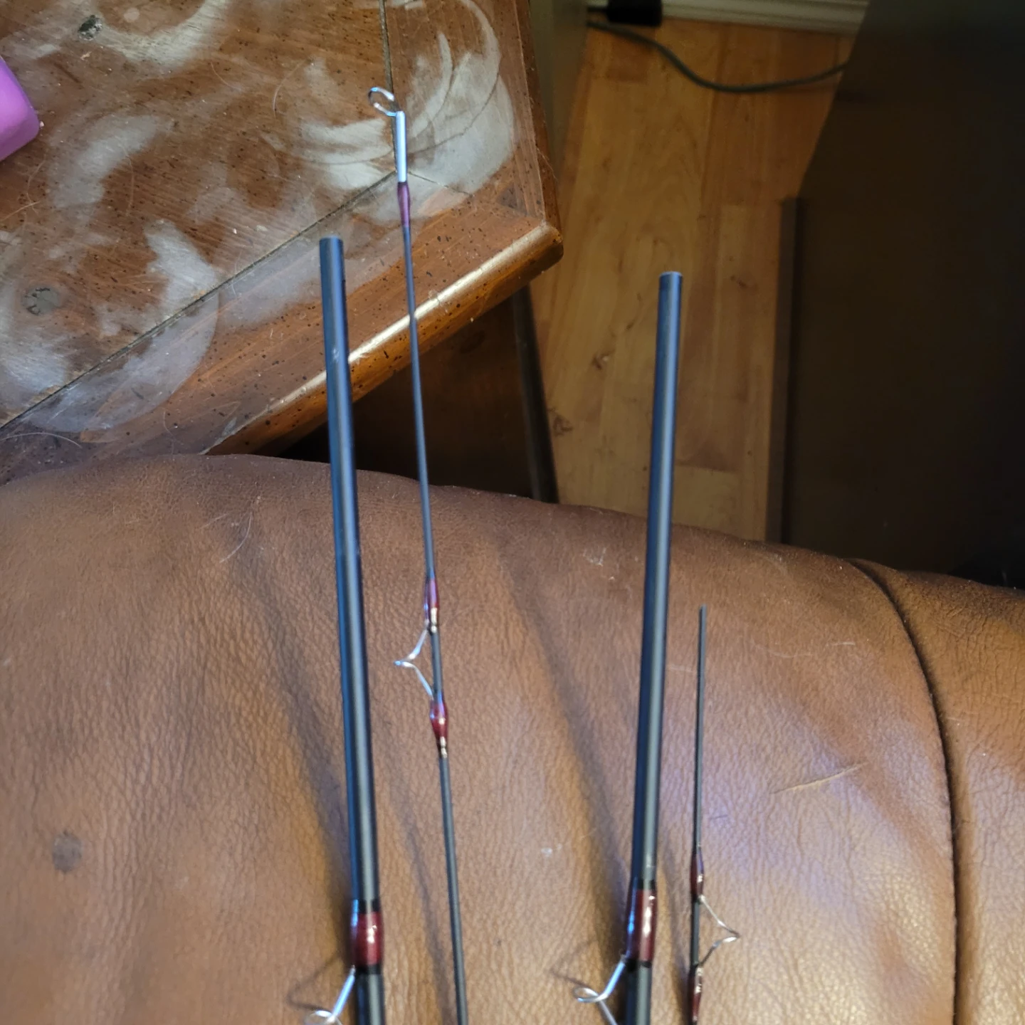 2x Red Wolf Fly Fish combo kits and rod carrying case - photo 3
