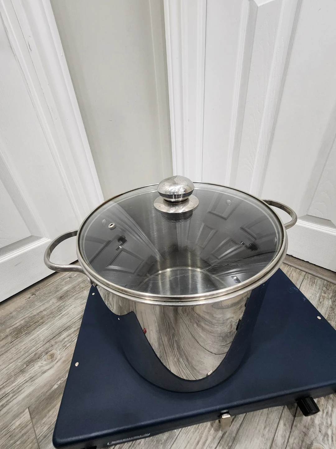 Stainless Steel Stock Pot with Glass Lid