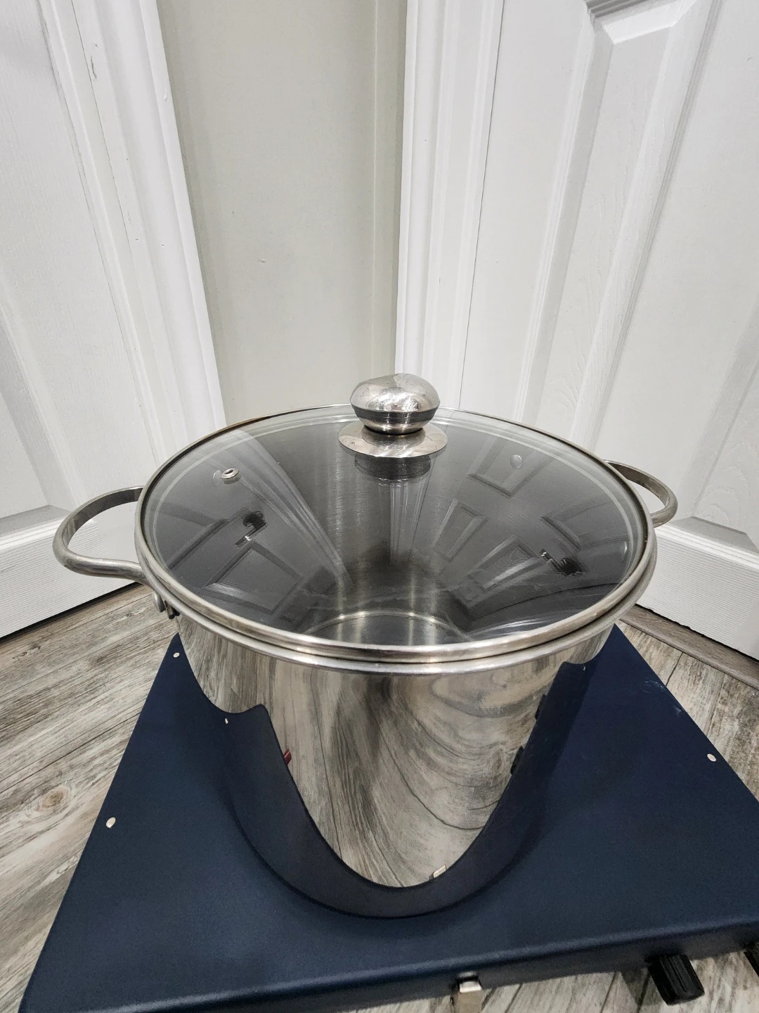Stainless Steel Stock Pot with Glass Lid - photo 2