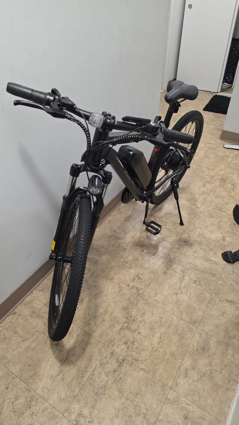 Black Electric Mountain Bike - photo 2