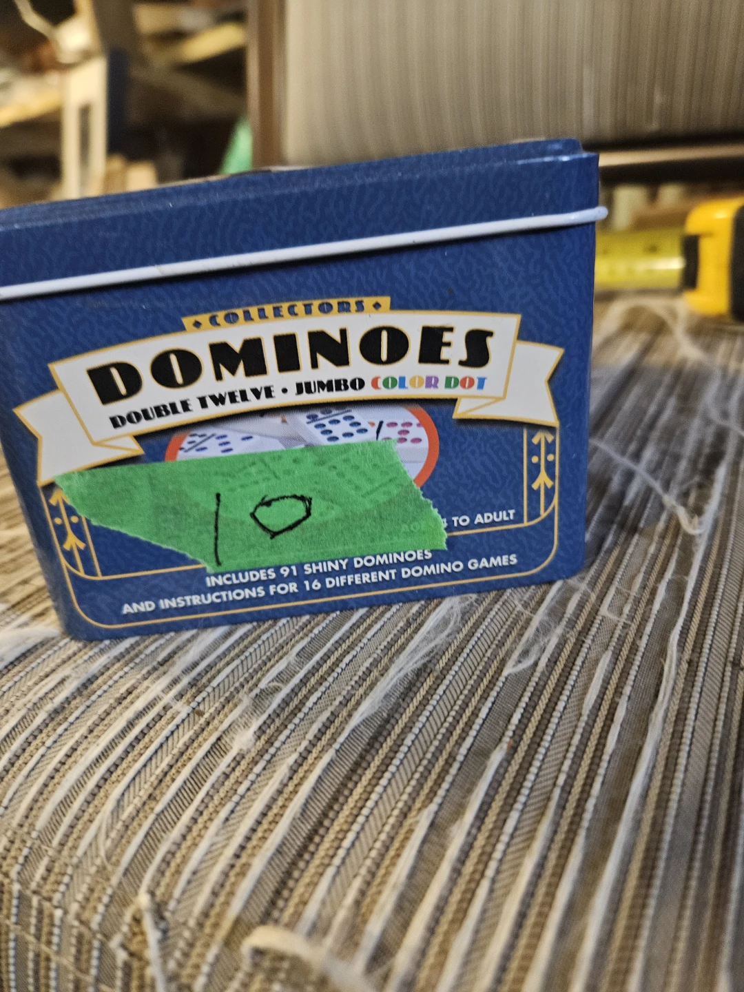 Cardinal Collectors Double Twelve Jumbo Color Dot Dominoes - photo 3