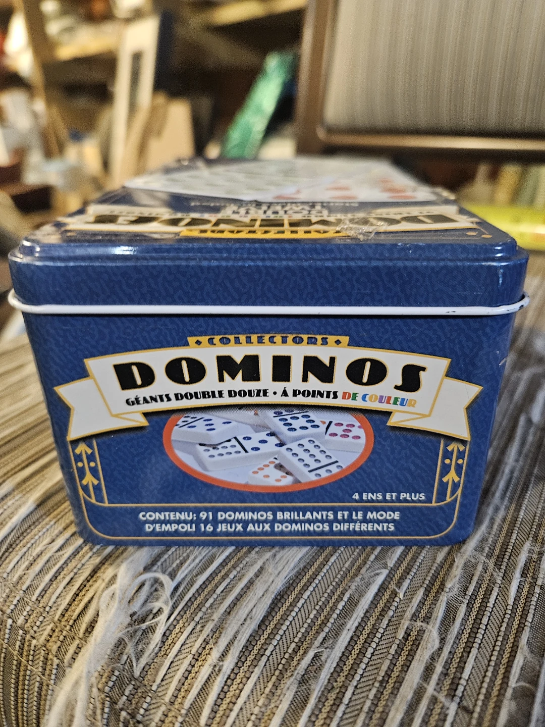 Cardinal Collectors Double Twelve Jumbo Color Dot Dominoes - photo 5