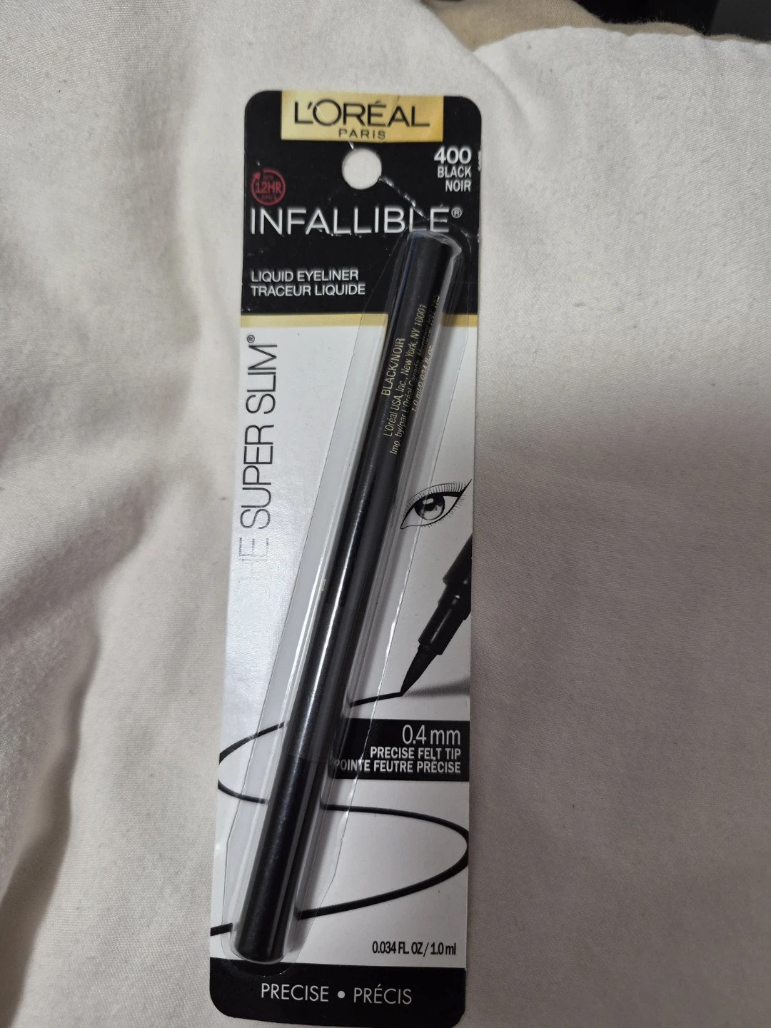 L'Oréal Infallible Super Slim Liquid Eyeliner, 400 Black Noir
