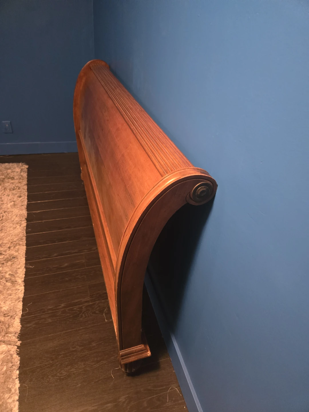 Wooden Sleigh Headboard