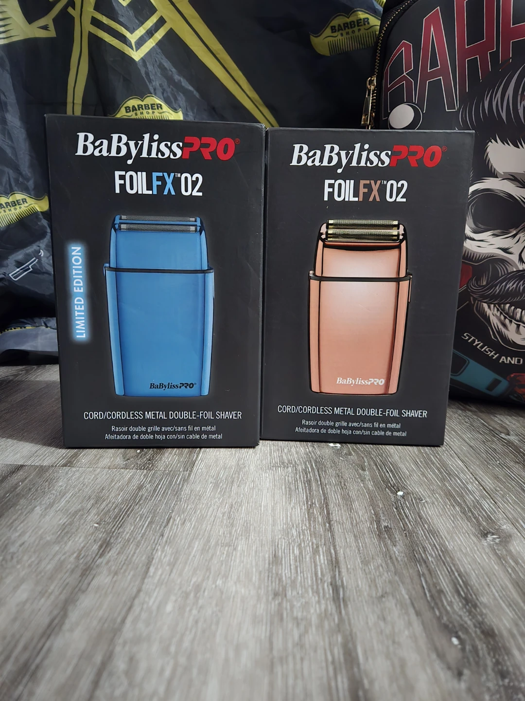 BaBylissPRO FOILFX02 Metal Double-Foil Shaver - Blue & Copper