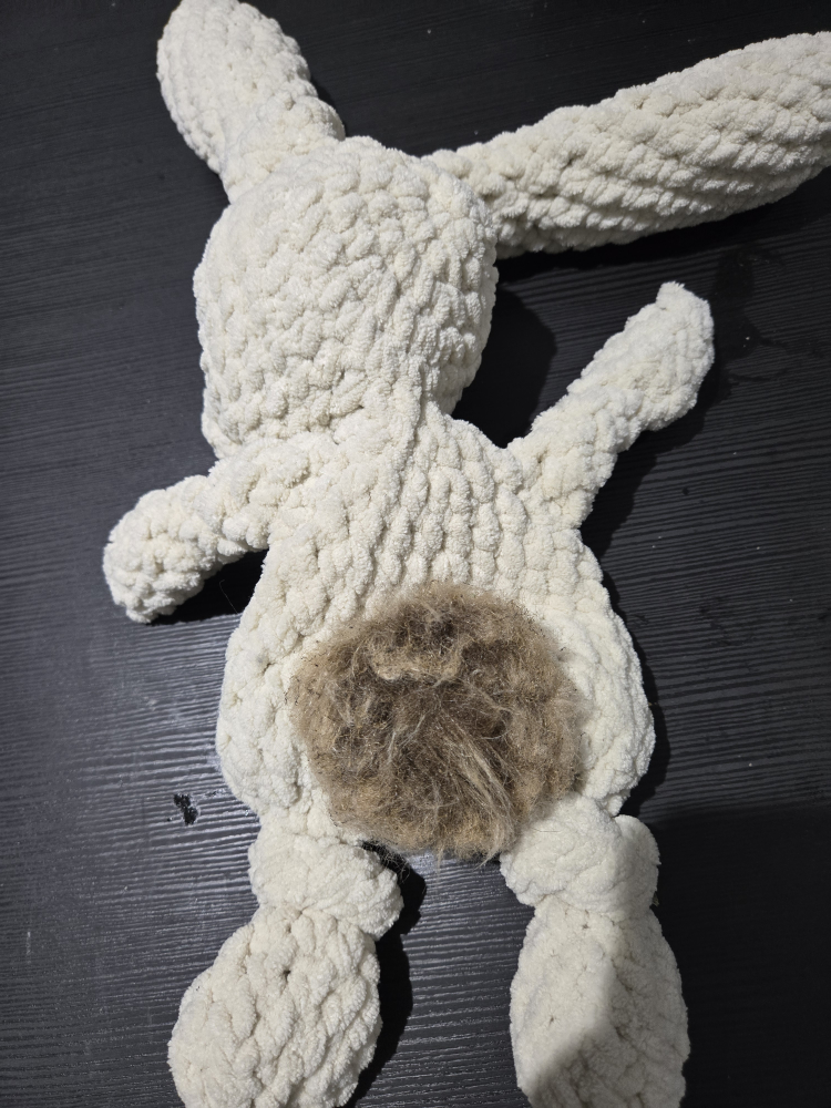 🥕Cream Crochet Bunny Plush - photo 2