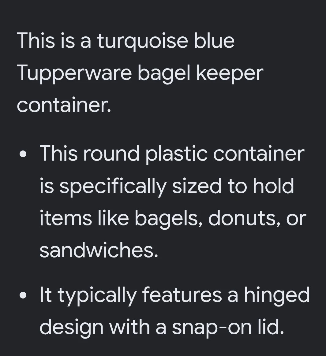 Tupperware vintage Bagel /Sandwich Keeper Container Set - photo 2