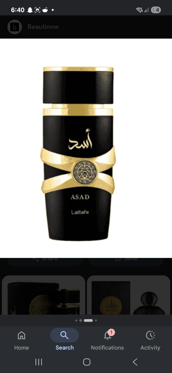 Lattafa Asad Eau de Parfum 100ml