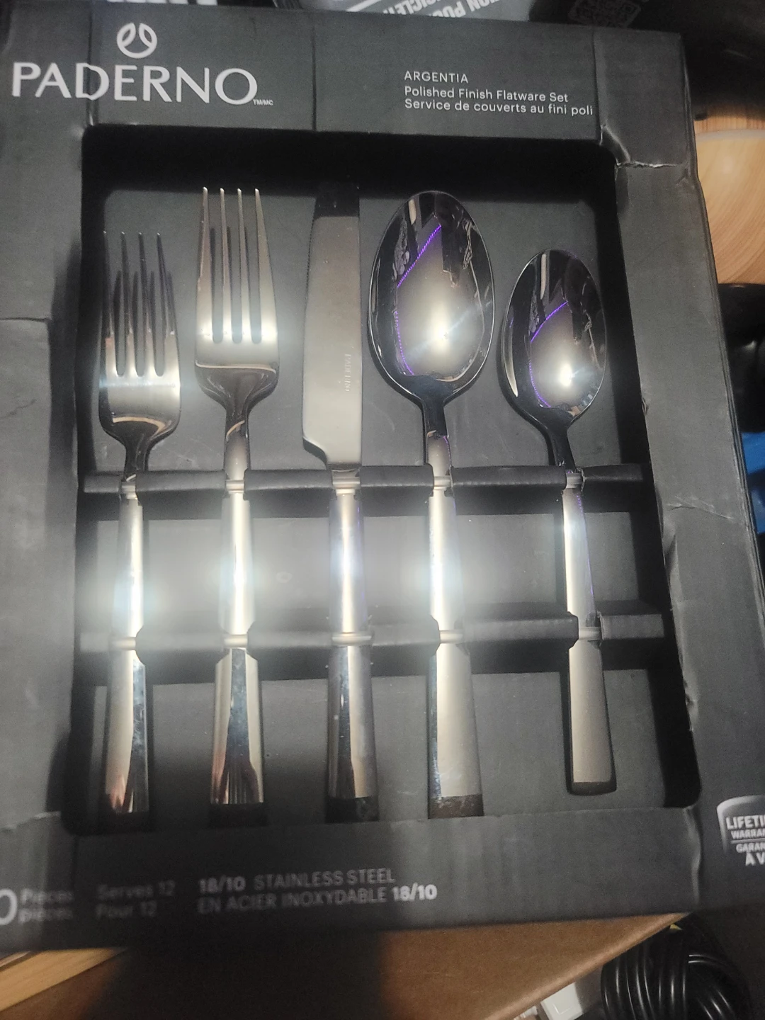 Paderno Argentia Polished Finish Flatware Set