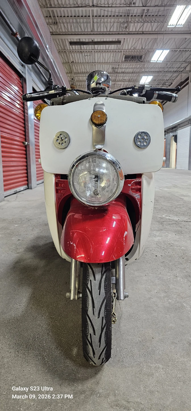 Red and White Electric Scooter (with new charger) - photo 4