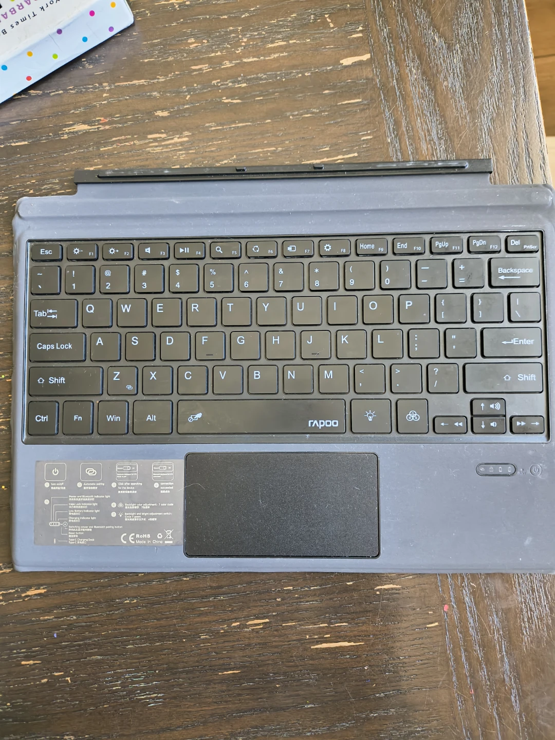 Rapoo Wireless Keyboard with Touchpad