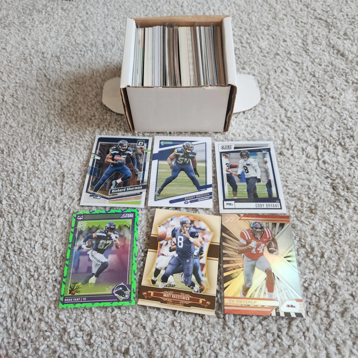 Seattle Seahawks, 200 NFL Football Cards Team lot
