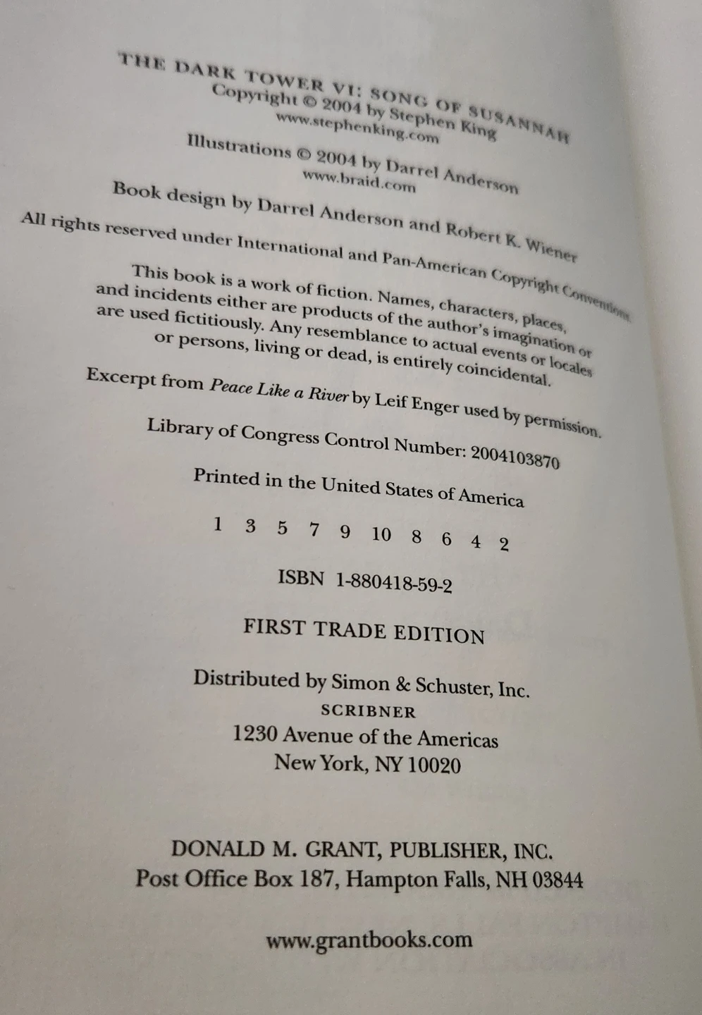 The Dark Tower Books 5 & 6 (First Trade Edition) - photo 3