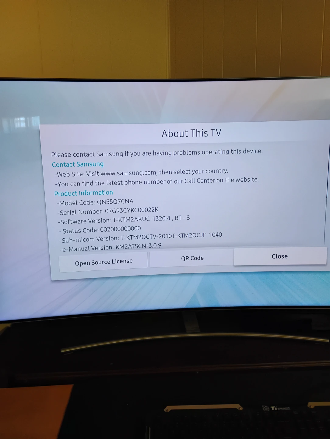 Samsung QN55Q7C Curved 55-inch QLED 4K TV