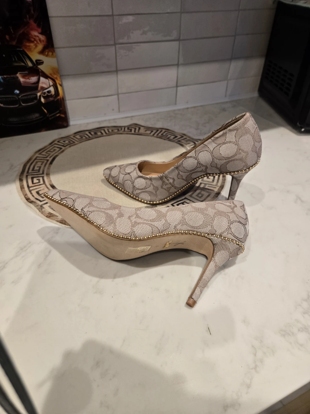 Coach Signature Heels - Size 6
