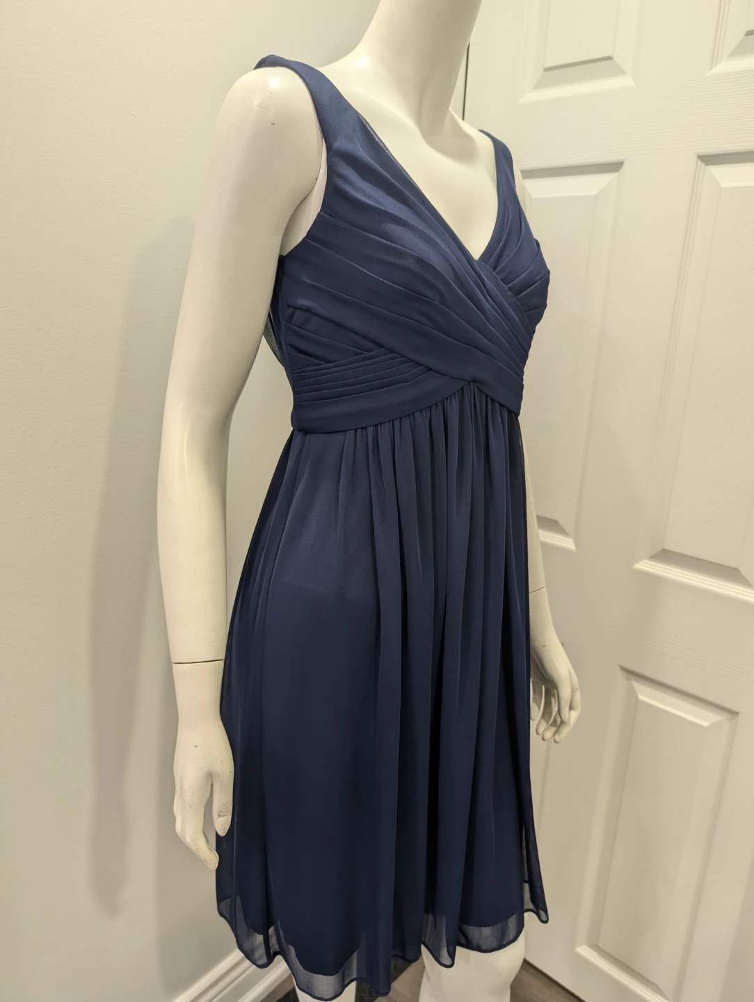 EUC - David's Navy Blue Bridal Dress - photo 2