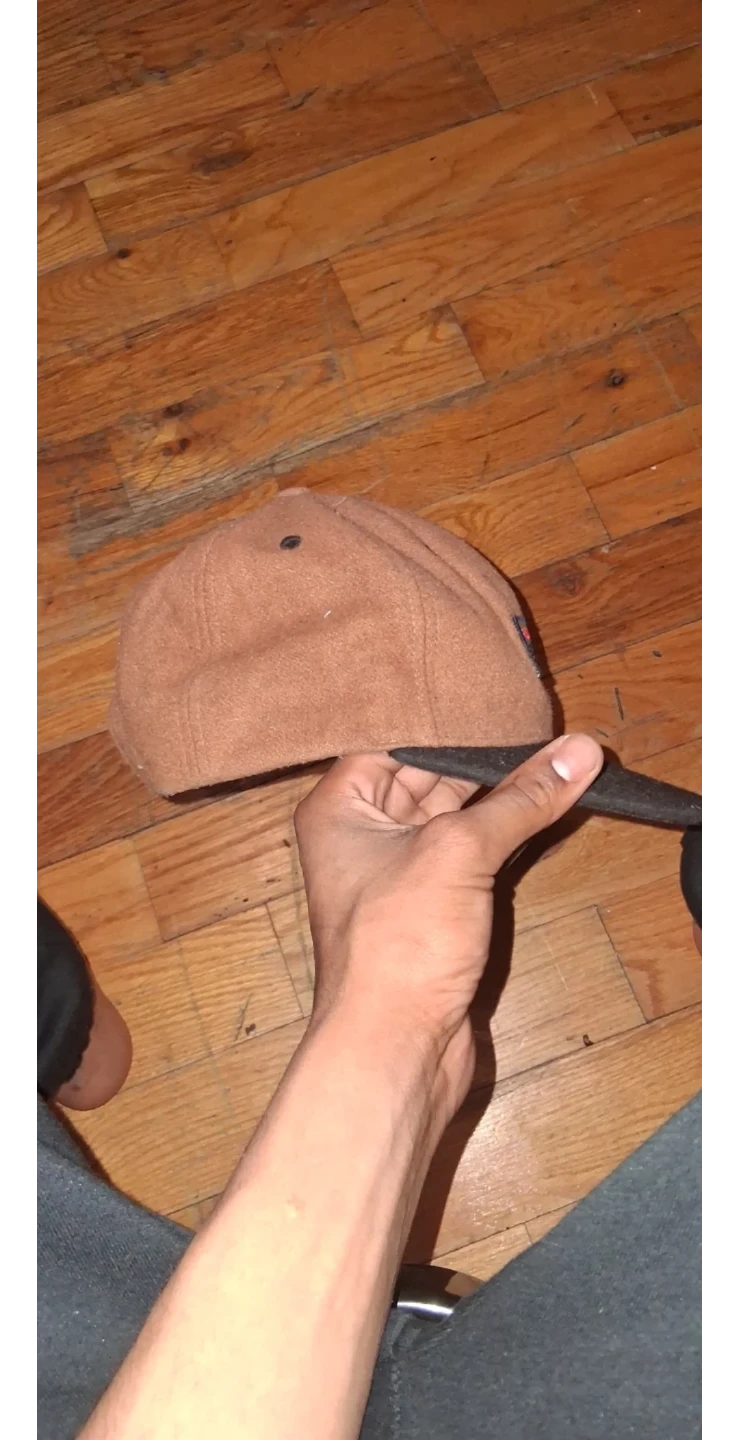 Brown Fila Baseball Cap with New York Yankees Logo - photo 2