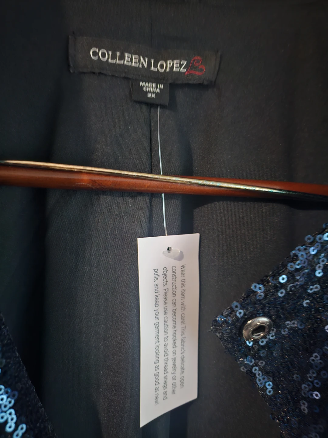 Colleen Lopez Sequin Moto Jacket - photo 5