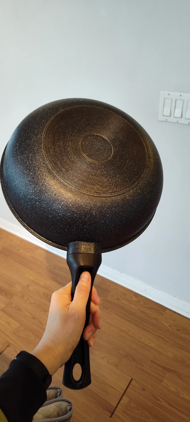 Black Non-Stick Wok Pan - photo 2