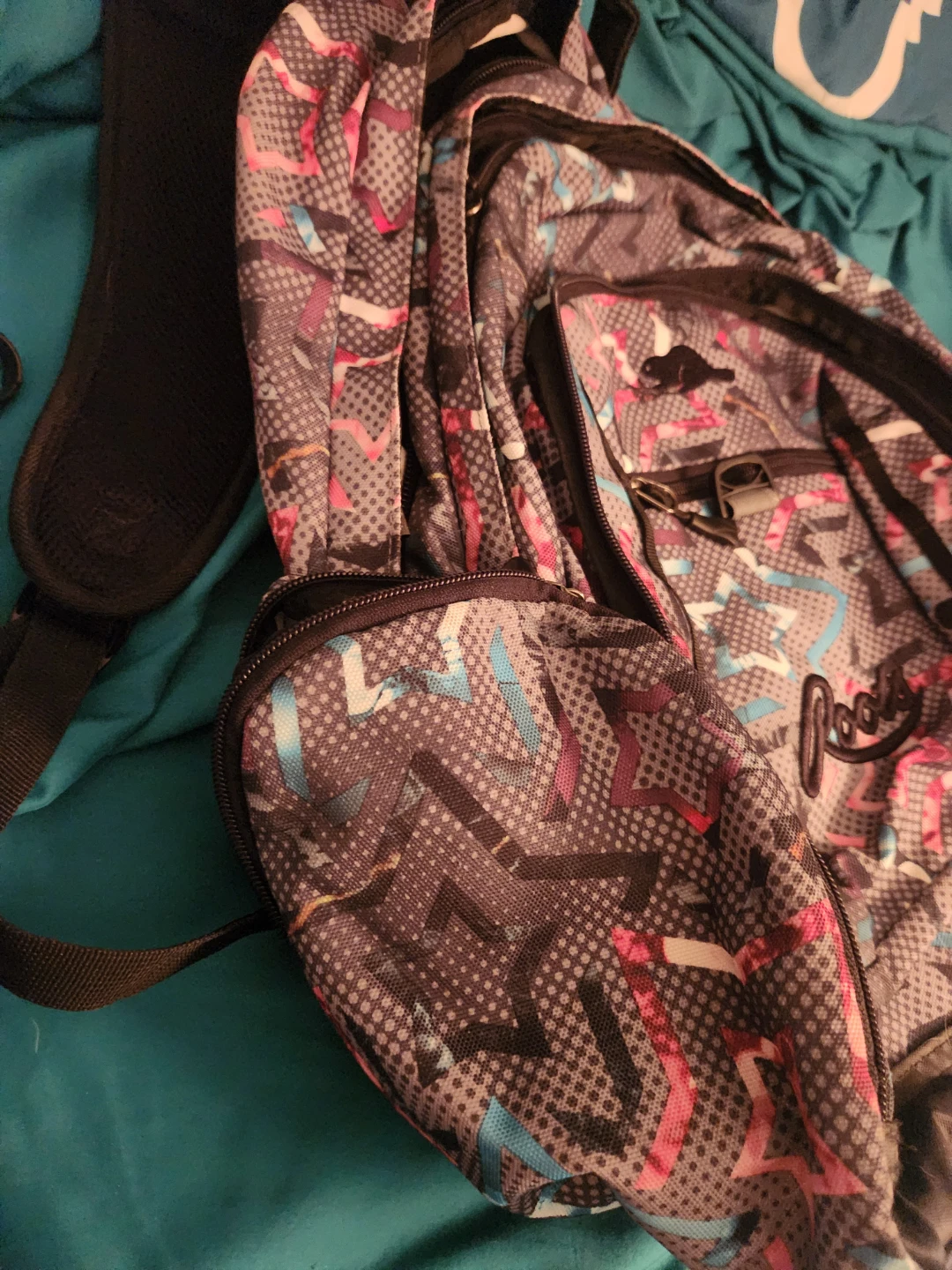 Roots Backpack with Geometric Design - photo 5