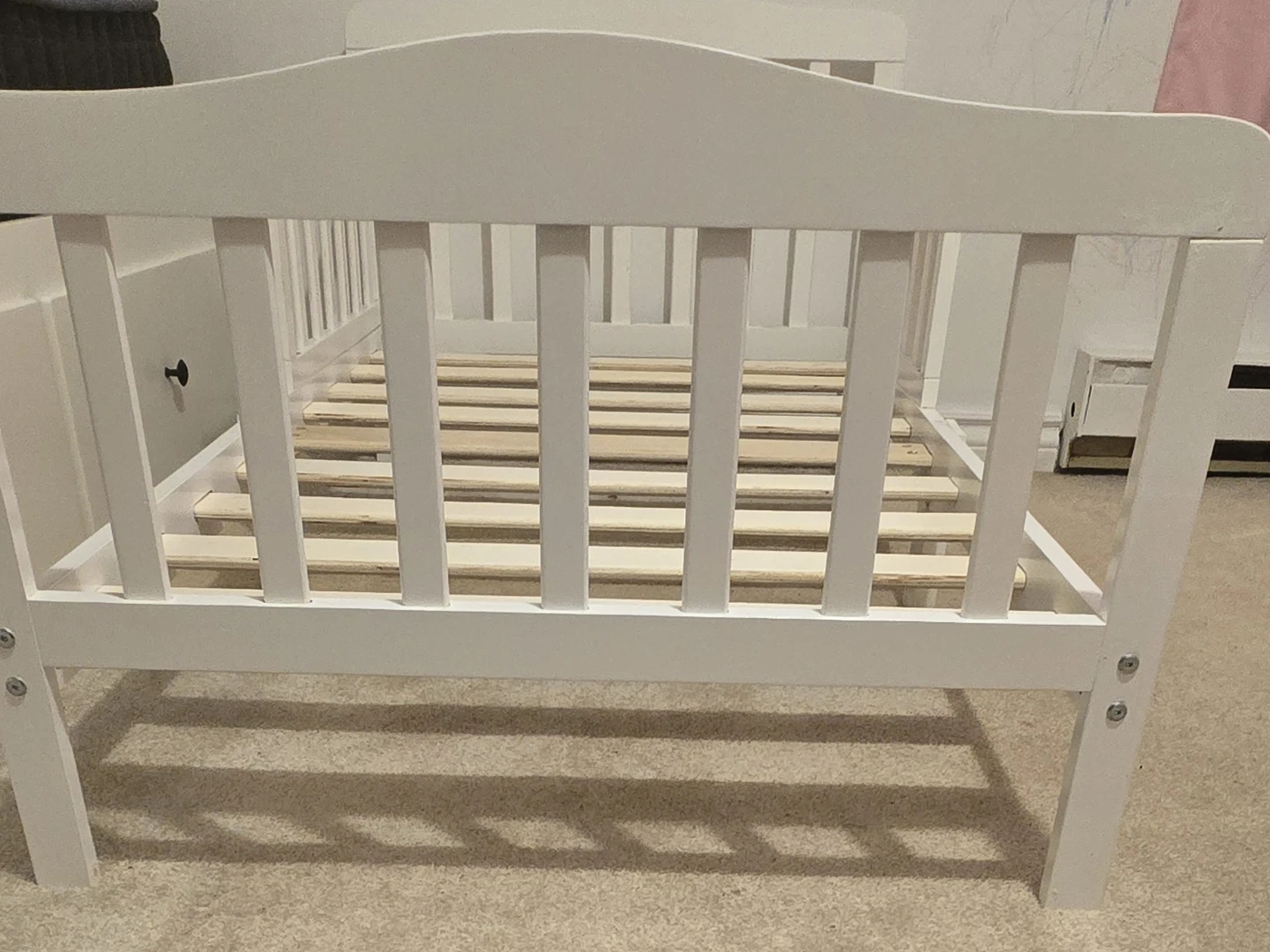 White Toddler Bed Frame