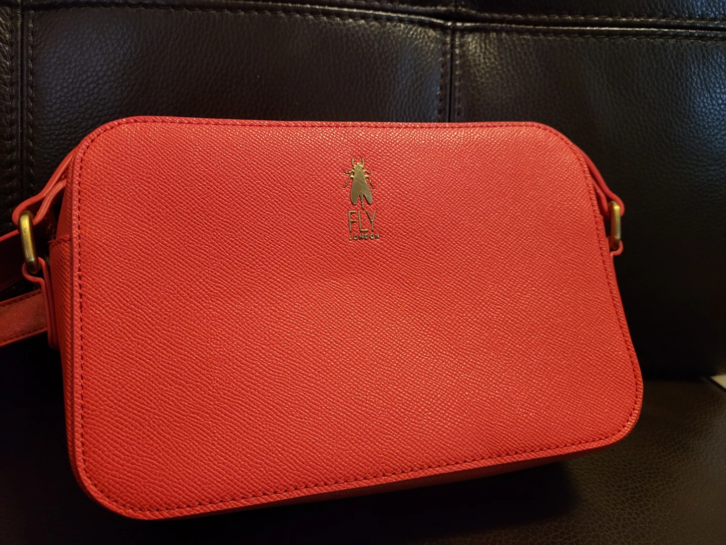 FLY London Red Crossbody Bag - Very Good Condition