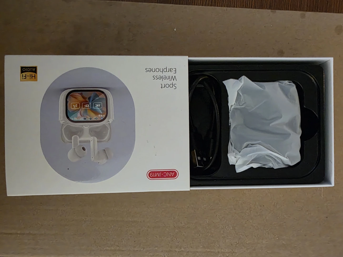 Sport Wireless Earphones ANC-JM19 Black - photo 3