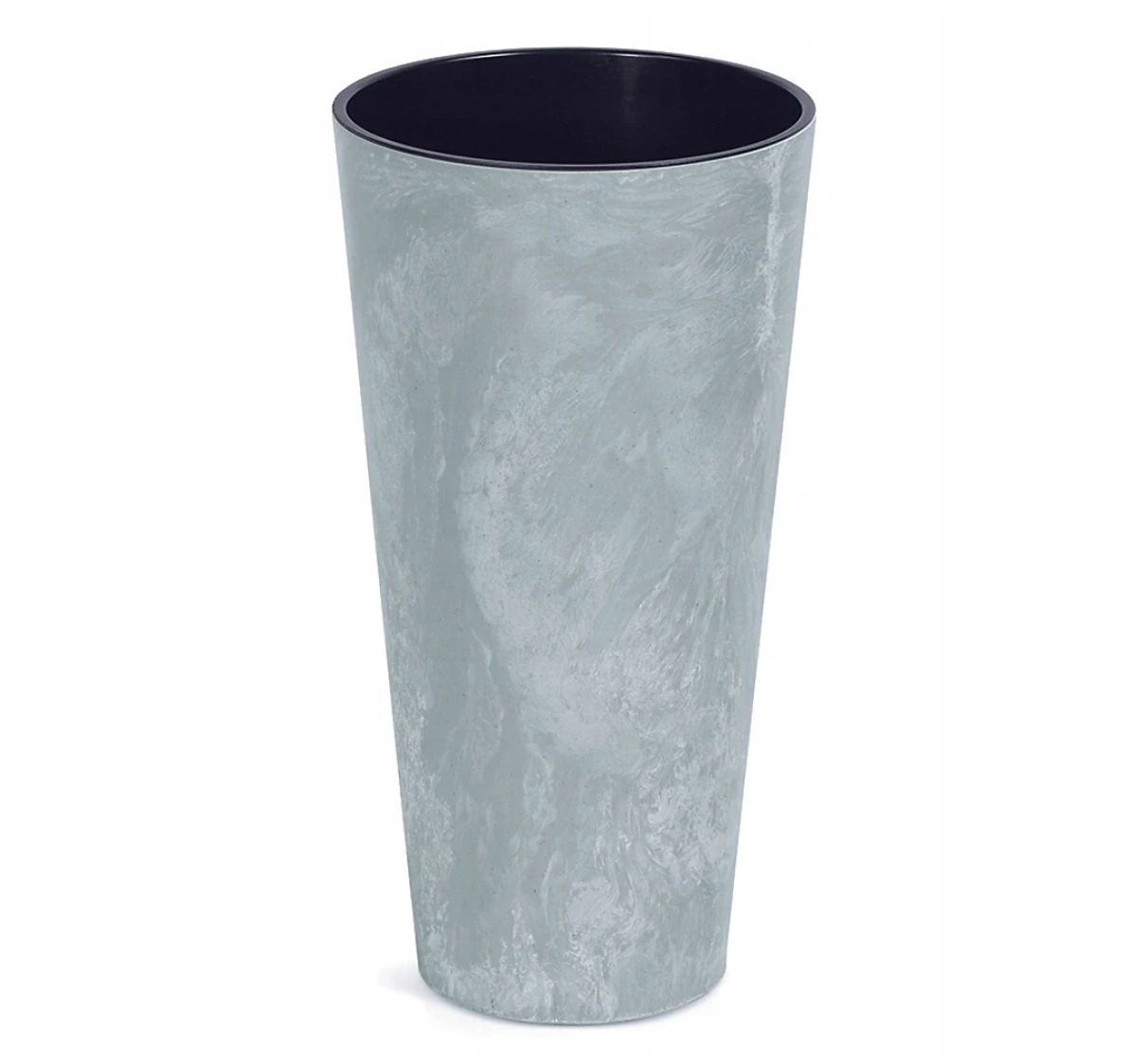 New 22.5" tall Prosperplast Concrete look Planter - photo 3