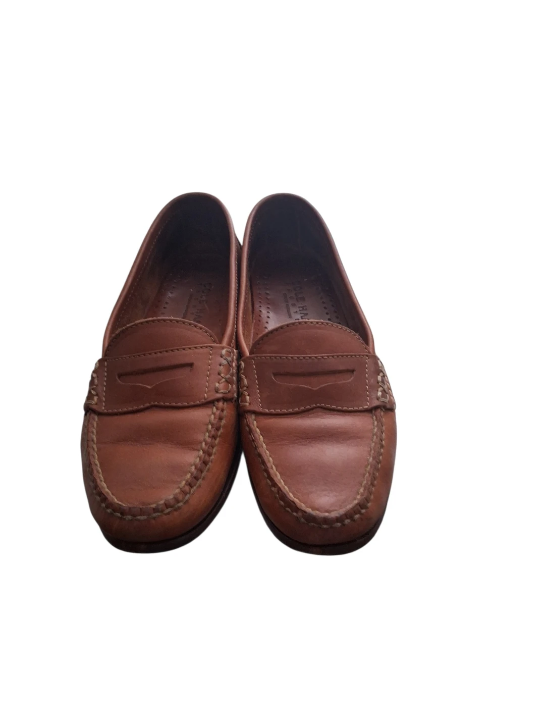 Women's Cole Haan Penny Loafers - Brown Leather - photo 4