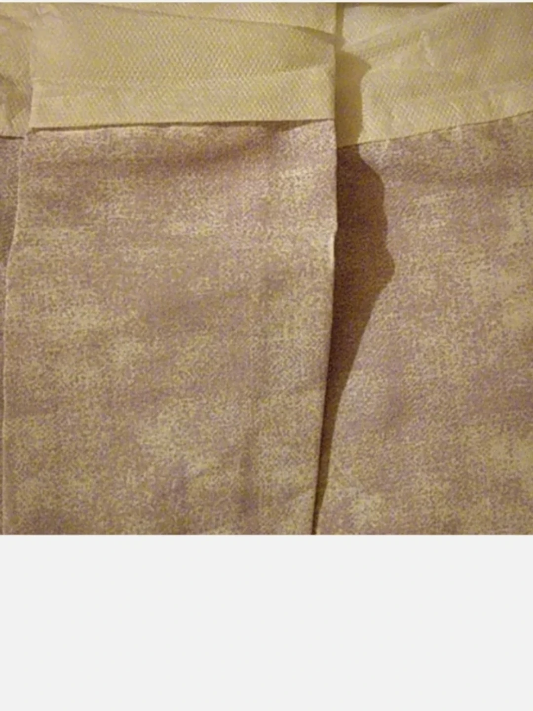 NEW KING-SIZE BEDSKIRT, LAVENDER PURPLE & IVORY - photo 2