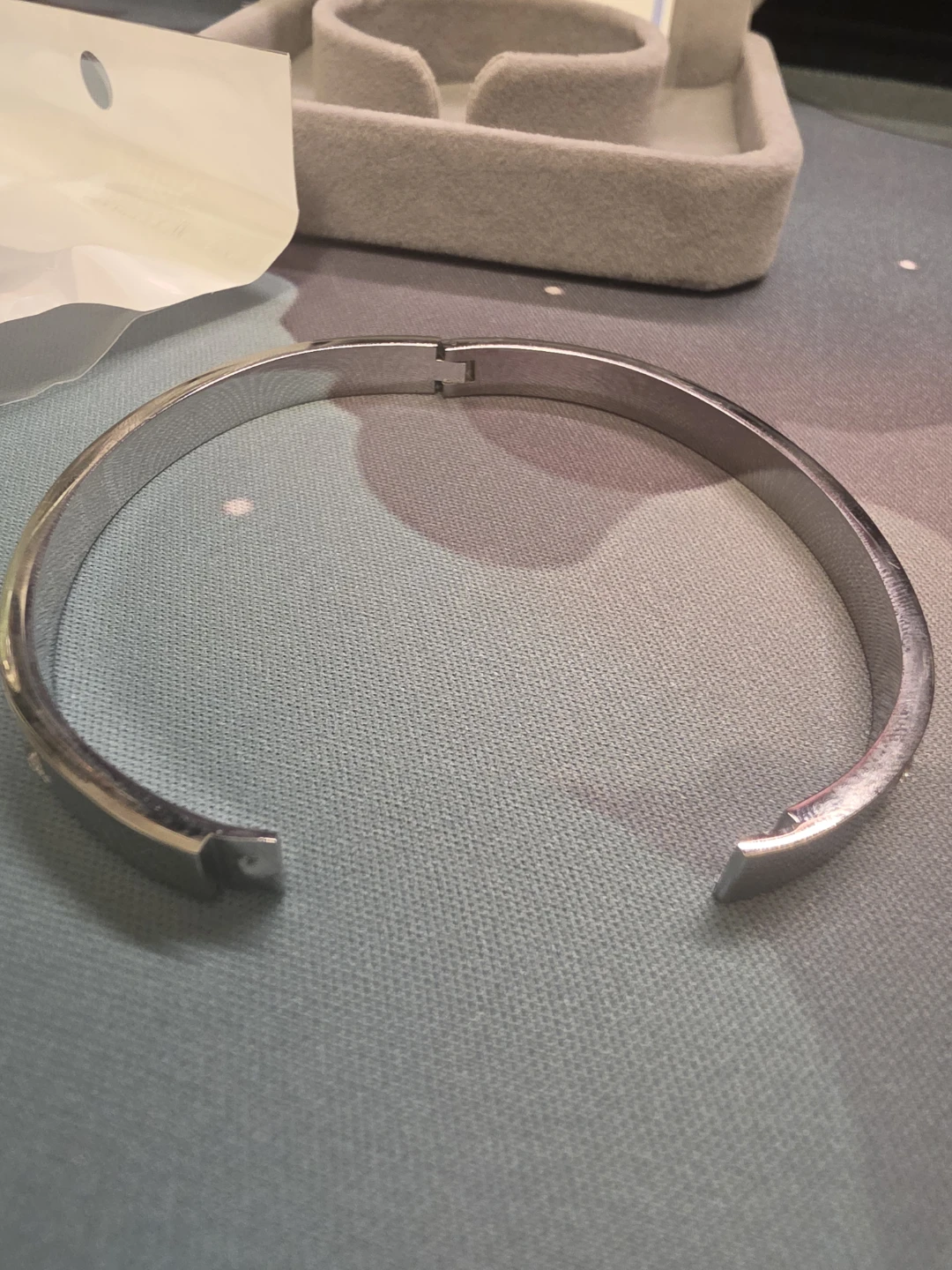 Stainless Steel Bangle Bracelet - photo 3