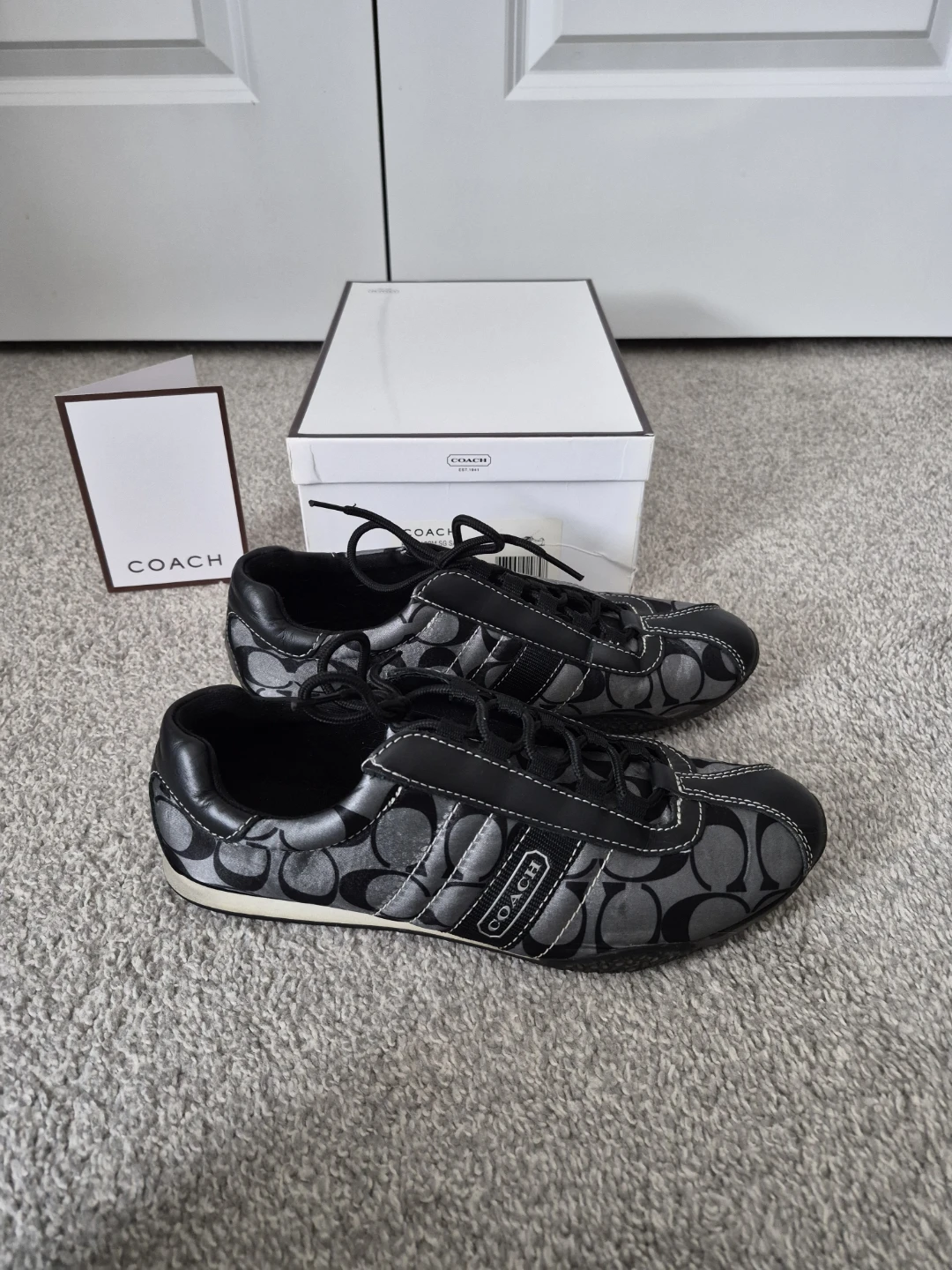 Women's Coach Fashion Sneakers - Size 9