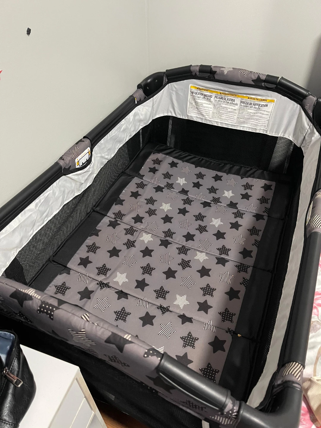 Baby Playpen Portable Crib Playard with Mattress - photo 2