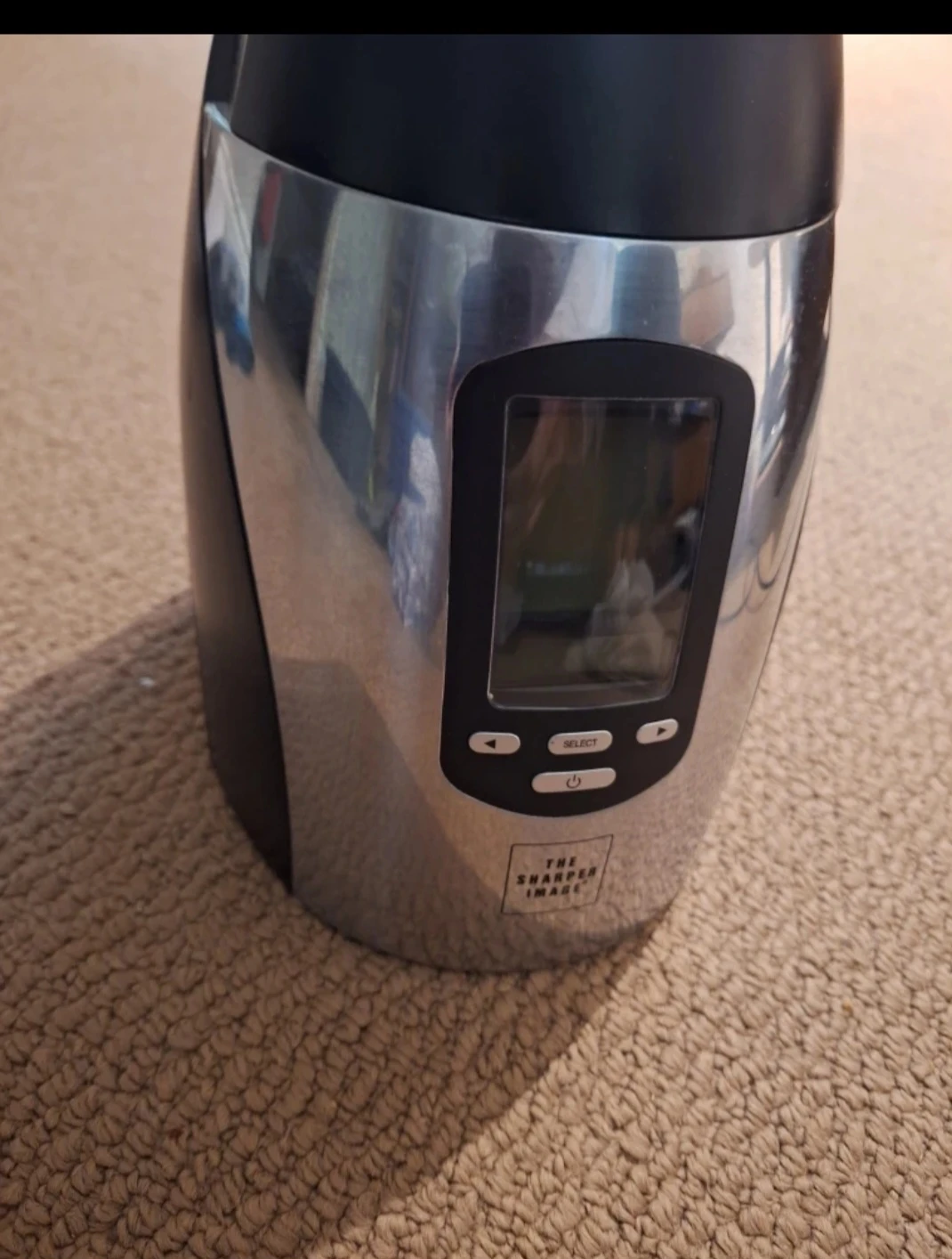 The Sharper Image Adjustable Temperature Wine Chiller