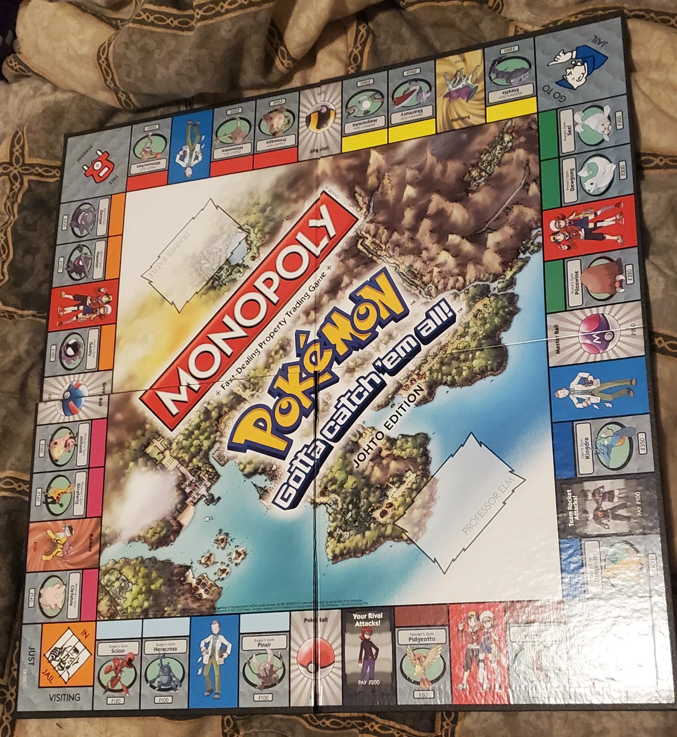 Monopoly Pokemon Johto Edition Board Game - photo 3