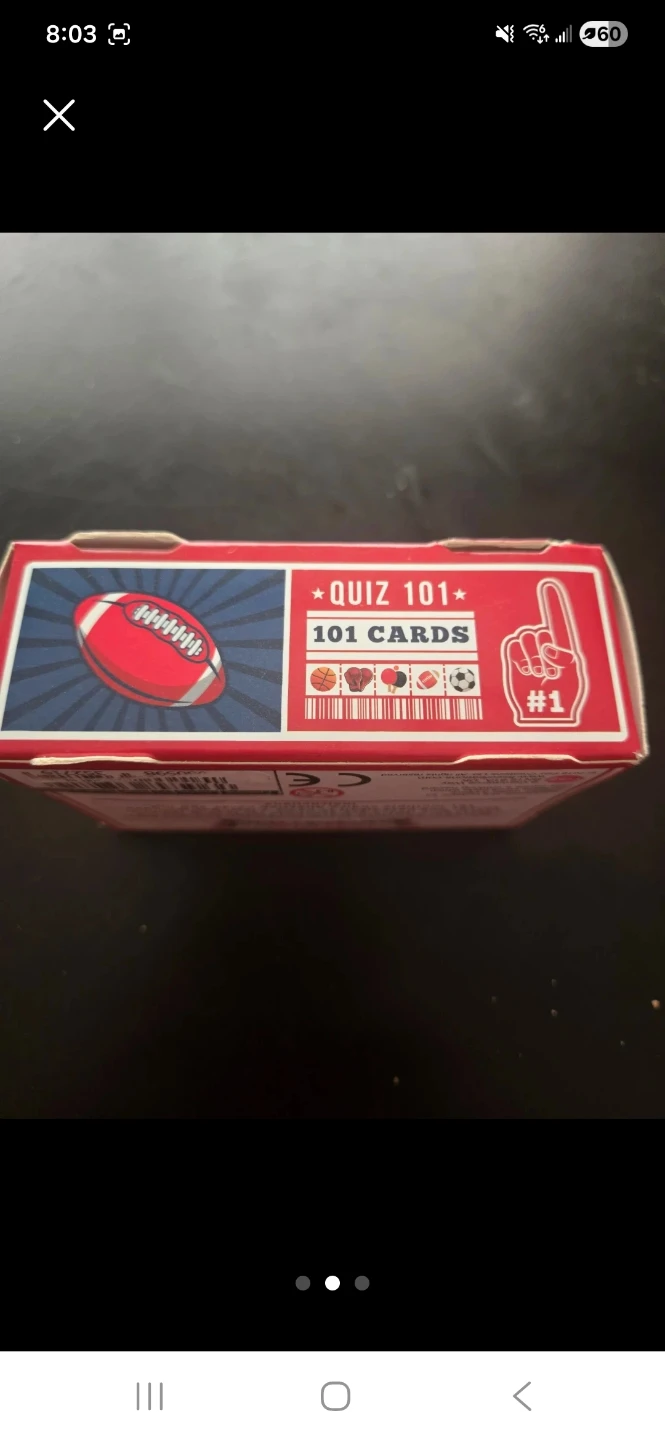 American Sports Trivia Quiz Cards# Freecycle! - photo 2