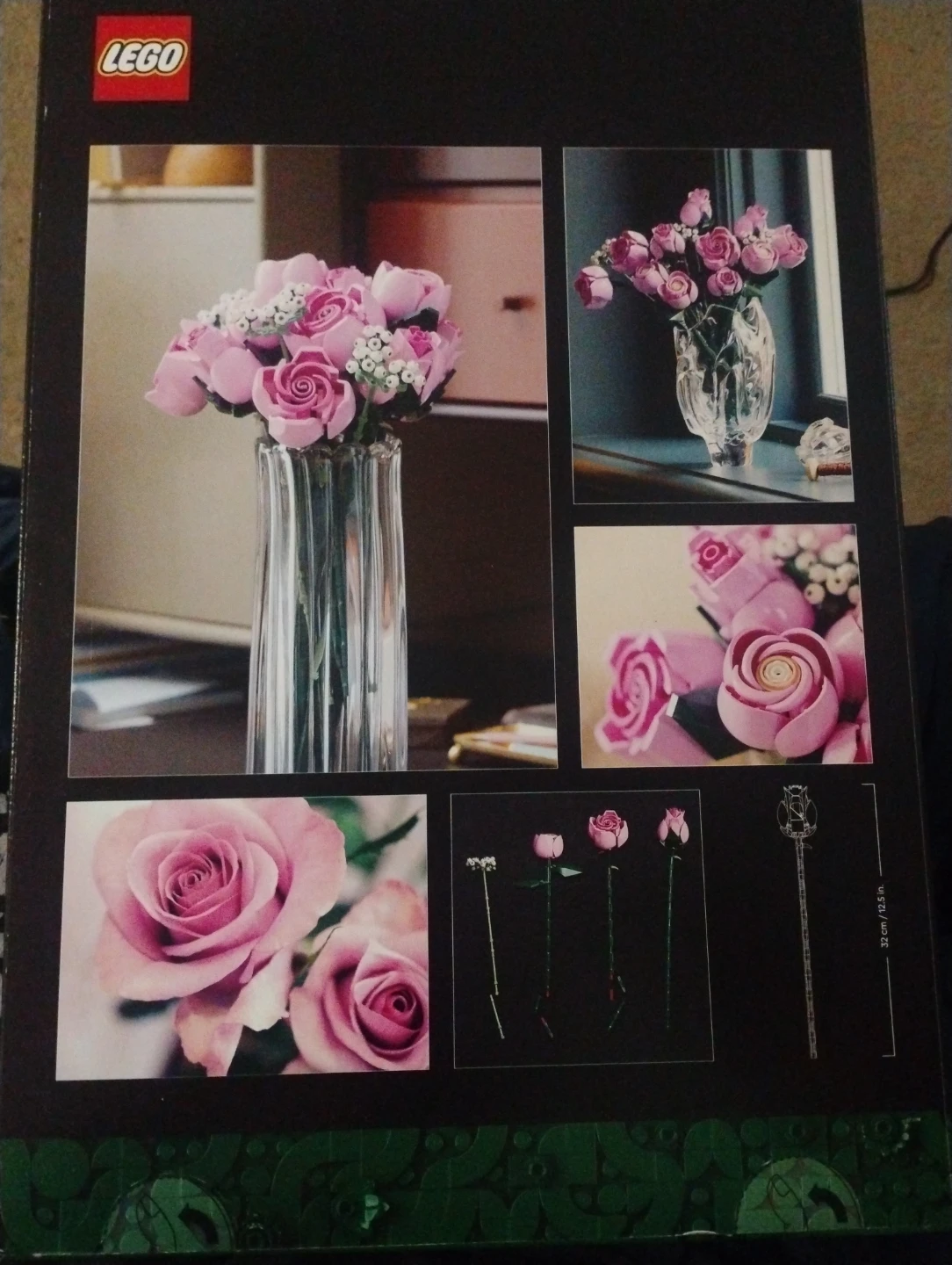 LEGO Botanicals Bouquet of Pink Roses Building Set 10374 - photo 2