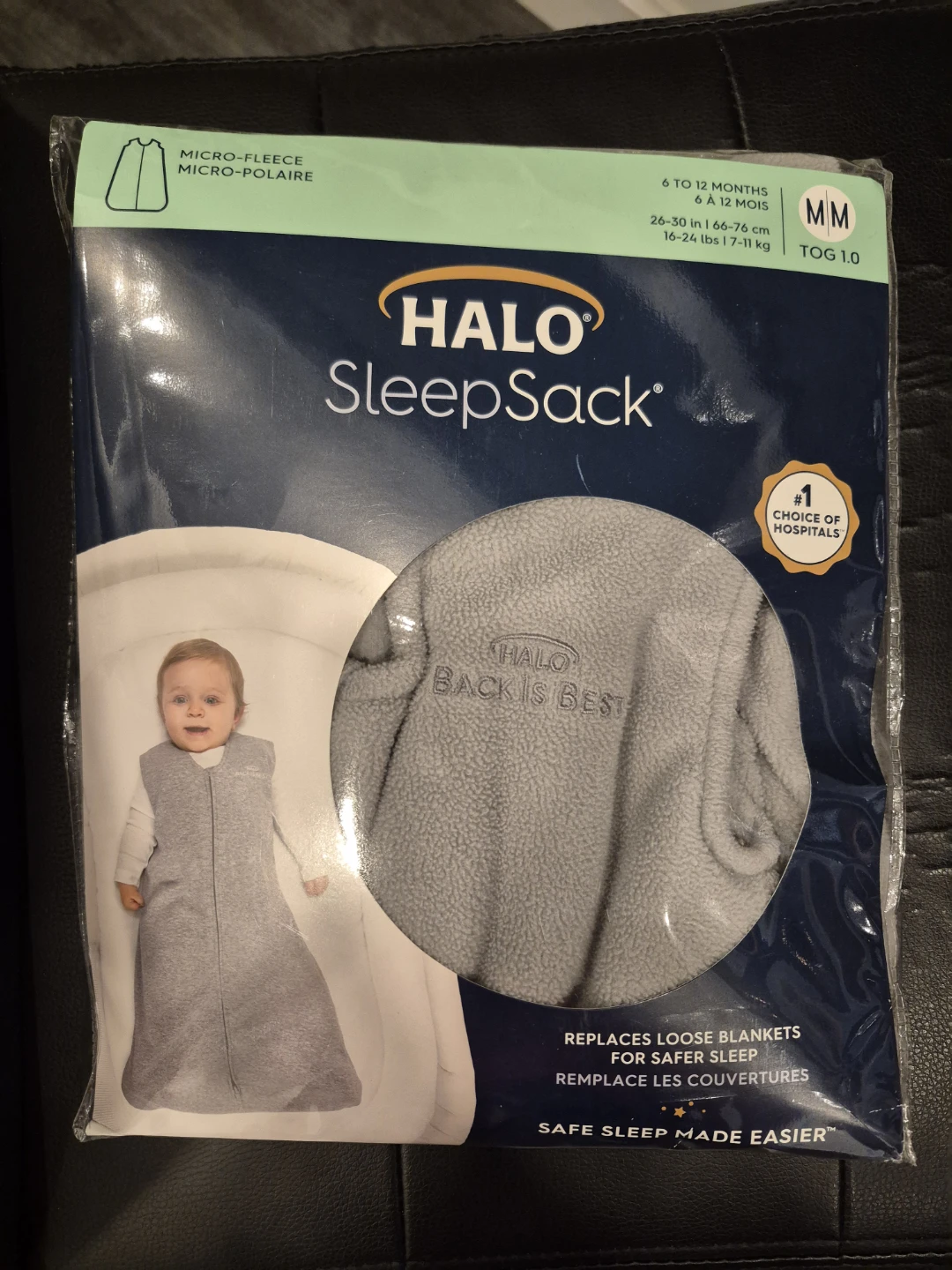Halo SleepSack Micro-fleece Baby Wearable Blanket
