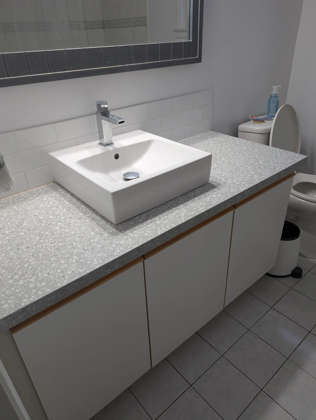 Ikea Kitchen or Bathroom Countertop and non-Ikea Vanity
